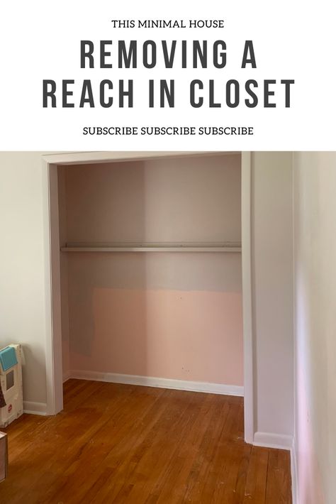 How To Remove A Non Load Bearing Reach In Closet closet diy how-much-does-it-cost