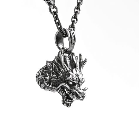 Sterling Silver Girls .8mm Box Chain 3D Large Detailed Moose Antlers Pendant Necklace