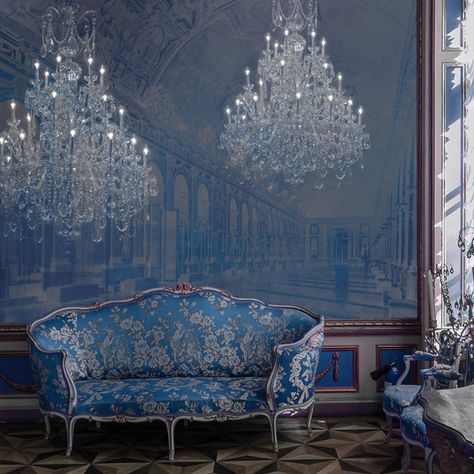 Chandelier Palace Wall Mural By Back To The Bathroom Custom Murals Chandelier Palace Wall Mural By Back To, Chandelier Wallpaper Murals
