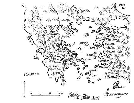 Worksheet Ancient Greece Map Blank map of ancient greek city states greece governments 6th grade history pinterest grecia y