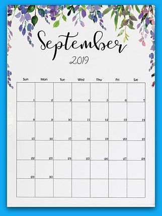 September 2019 Calendar Printable Template Pdf Word Excel September 2019 Calendar Printable Template Pdf Word Excel