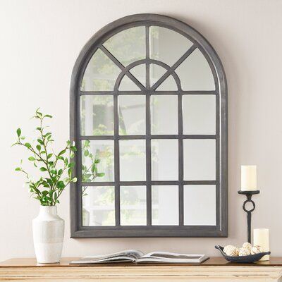 Ophelia Co Arched Traditional Accent Mirror In 2021 Mirror Dining Room Living Room Mirrors Arched Window Mirror