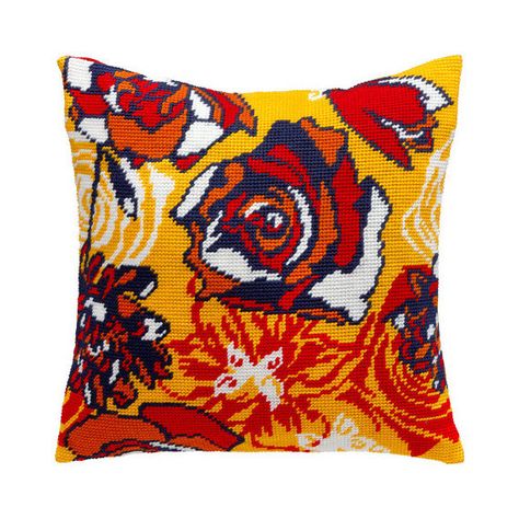 DIY Needlepoint Kit Pillow, Tapestry NeedlepointTapestry Pillow Cover DIY