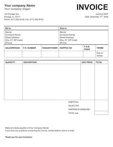 Download the Service Invoice Template from Vertex42 Places - invoice template for services provided Download the Service Invoice Template from Vertex42 Places - invoice template for services provided