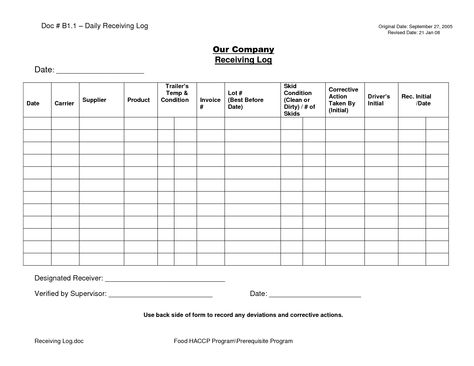 shipping and receiving log - Google Search Maintenance - maintenance checklist template shipping and receiving log - Google Search Maintenance - maintenance checklist template