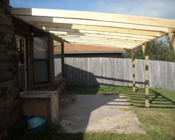 How to Build a Patio Cover With a Corrugated Metal Roof | Building 