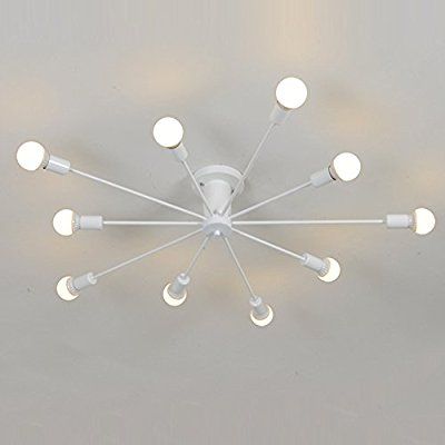 Aero Snail L1697 Modern Style Flush Mount Designers Metal 10 Light Ceiling Lamp Chandelier Lighting Fixure Aero Snail L1697 Modern Style Flush Mount Designers Metal 10 Light Ceiling Lamp Chandelier Lighting Fixure
