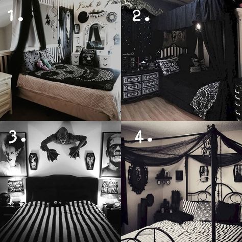 images Emo Aesthetic Room 11 emo bedrooms ideas gothic room