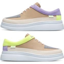 Camper Twins, sneakers dames, beige / geel / violet, maat 35 ... Camper Twins, sneakers dames, beige / geel / violet, maat 35 ...