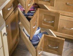 Diy Corner Cabinet Drawers In 2020 Kitchen Storage Diy Corner Cabinet Drawers In 2020