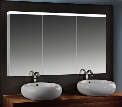Spiegelschrank Mit 3 Turen Spiegelschrank Schrank Badezimmer