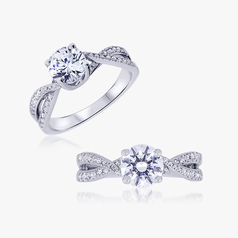 bague solitaire alessandra or blanc bague solitaire alessandra or blanc