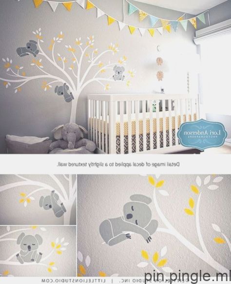 Koala Baum Wand Abziehbild Modernen Baby Kinderzimmer Dekor