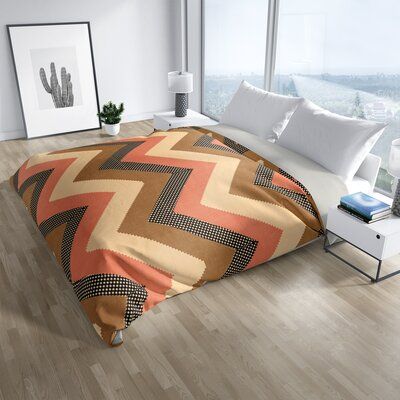 Chic Home 3 Piece Kaylee Floral Embroidered Duvet Set King Brown
