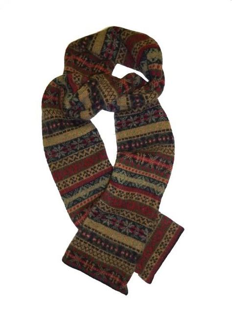 Brown scraf Nuovo di Zecca