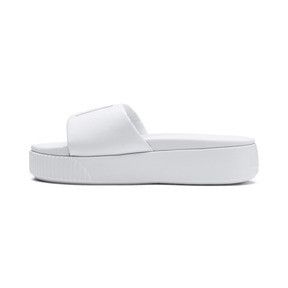 Platform Slide Women's Sandals, Puma White-Puma White ... Platform Slide Women's Sandals, Puma White-Puma White ...