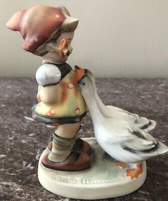 Vintage Goebel Hummel Figurine Goose Girl 473 0 West Germany Circa 1958 Ebay Hummel Figurines Goebel Hummel Vintage Hummel