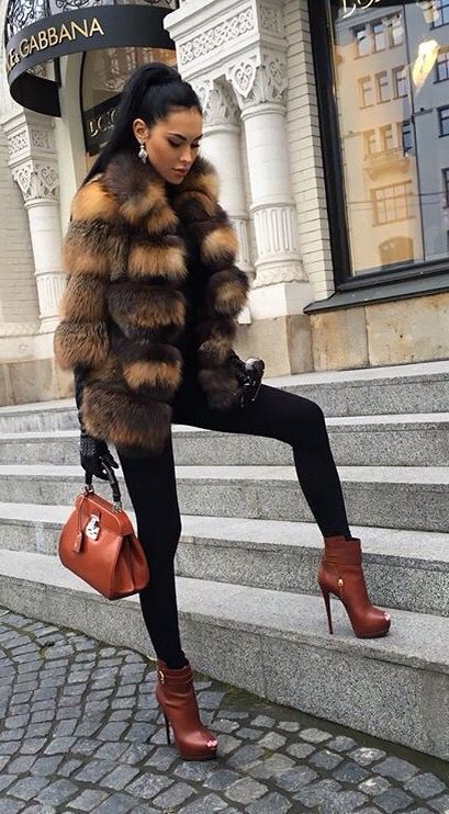 Fox Fur Coat Olesya Malinskaya Real Is Knows As An Luxury Item But How That In Anyway Fall Fashion Coats Women Winter Outfits Fox Fur Coat Olesya Malinskaya Real, The Most Luxurious Fur Coat