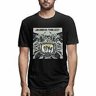 THIN LIZZY METAL ROCK T-SHIRT BASEBALL long sleeve unisex top S-3XL