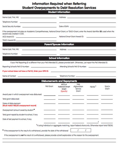 EDu0027s form for reporting overpayments 216 Overawards and - grant report form EDu0027s form for reporting overpayments 216 Overawards and - grant report form