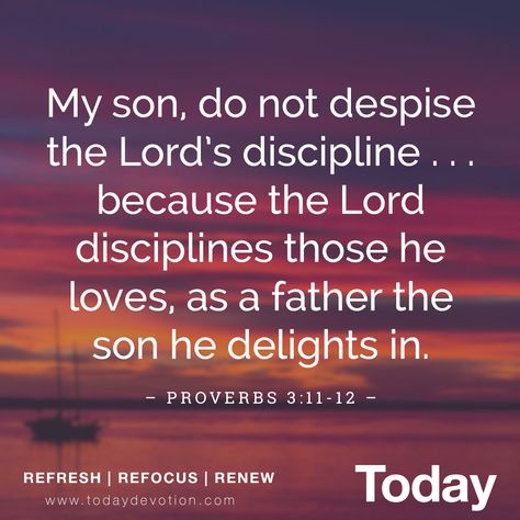 The Lord’s Good Discipline | Scripture verses, Cool words, Bible passages
