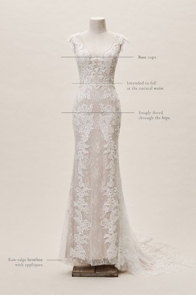 Whispers Echoes Milano Gown In Ivory Almond Size 10 Used