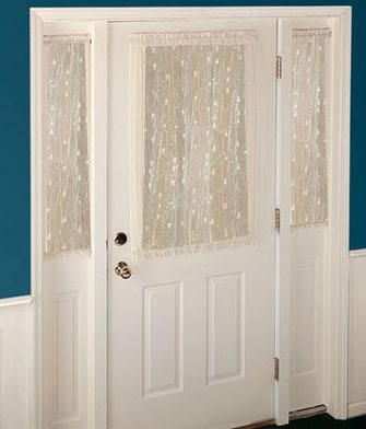 Lace Door Panels Pineapple Sidelight Panel Country Curtains Country Curtains, Half Side Light Curtains