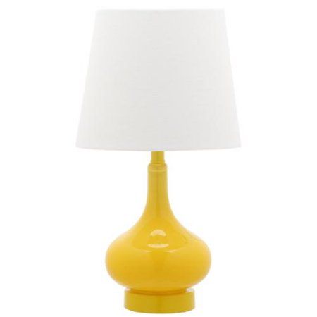 Safavieh Kids Lighting 17.5 inch Amy Yellow Mini Table Lamp Safavieh Kids Lighting 17.5 inch Amy Yellow Mini Table Lamp