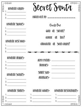 secret santa template tirevi fontanacountryinn com secret santa sign up sheet printable