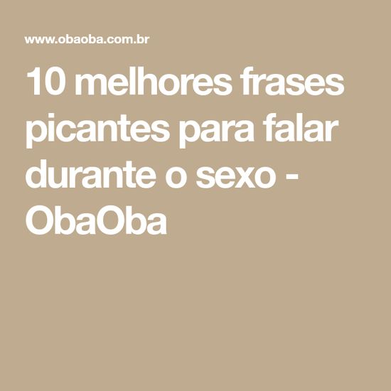 Cirurgia de plicoma anal antes e depois Frases picantes para falar durante o sexo