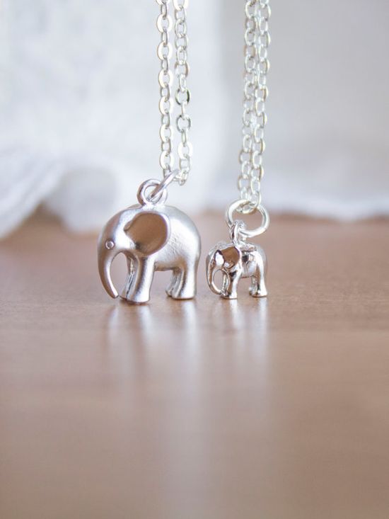 Lux Accessories Gold Tone Little Cute Elephant Charm Pendant Chain Necklace Lux Accessories Gold Tone Little Cute Elephant Charm Pendant Chain Necklace