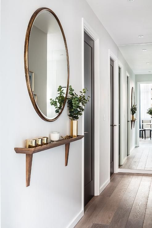 15 Mirror With Shelf Ideas Wall Bedroom Mirror With Shelf Wall, Oval Mirror Wall Decor Ideas