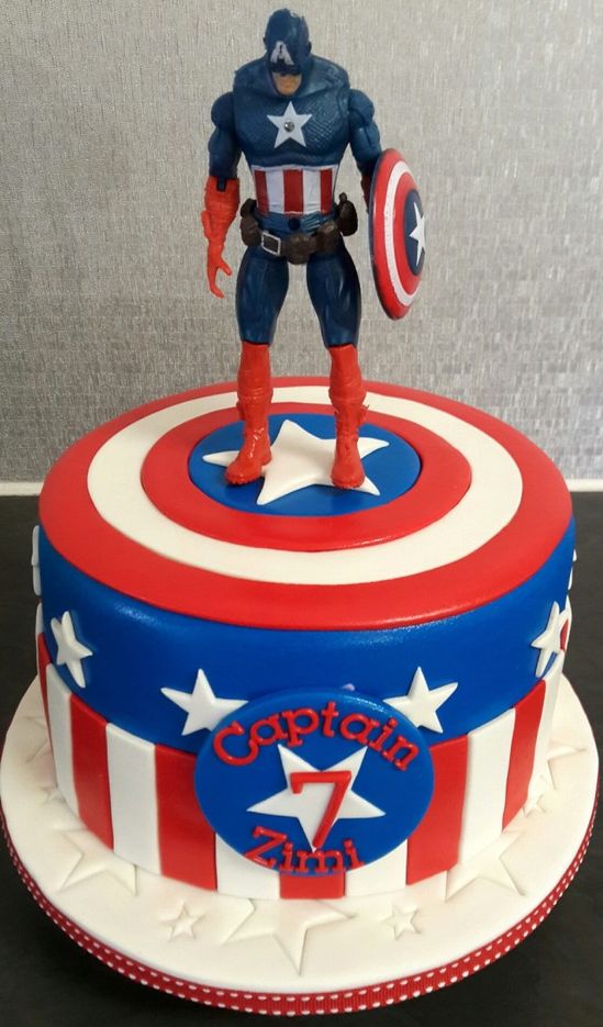 18 Idees De Gateau Captain America 18 Idees De Gateau Captain America