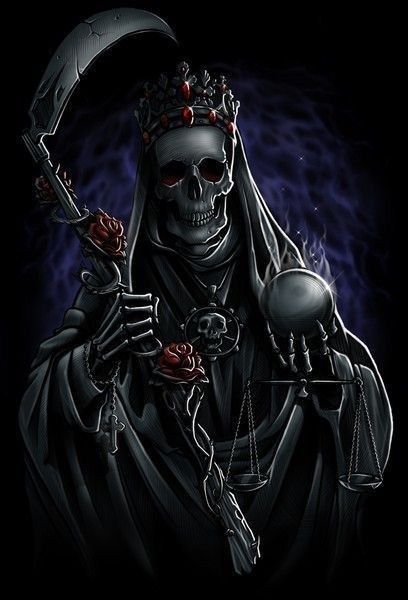 Santa Muerte Negra