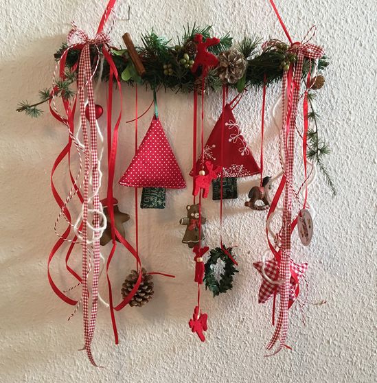 ideas de colgante en manualidades navideñas, adornos navideños, decoración de unas