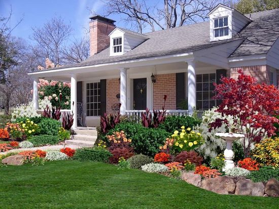 20 Garden & landscape ideas for a Cape Cod home | yard landscaping, front yard, front yard patio