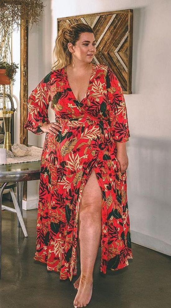 Vestidos Largos Casuales Verano Talla Grande Con Floral Moda Vestidos Largos Casuales Verano Talla Grande Con Floral Moda
