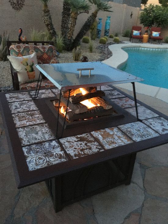 45 Fire pit heat deflector ideas | fire pit heat deflector, patio heater, fire pit