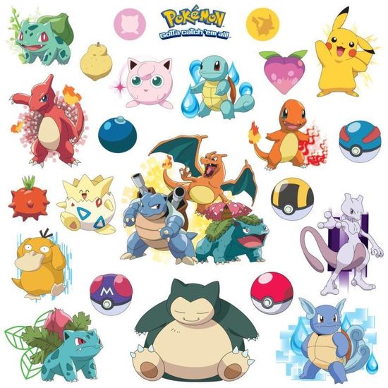 Pikachu Wall Decal Pokemon Cartoon Ash Wall Mural Art Gotta Catch Em All a32 Pikachu Wall Decal Pokemon Cartoon Ash Wall Mural Art Gotta Catch Em All a32