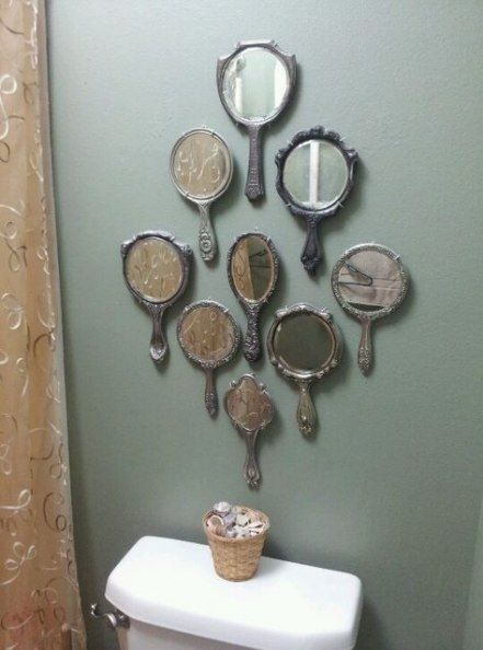 19 Vintage Hand Mirror Decor Ideas 19 Vintage Hand Mirror Decor Ideas, How To Hang Vintage Hand Mirrors