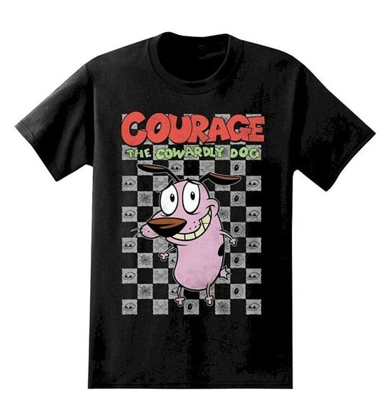 F240 Coraje El Perro Cobarde Polera Algodón Hombre F240 Coraje El Perro Cobarde Polera Algodón Hombre