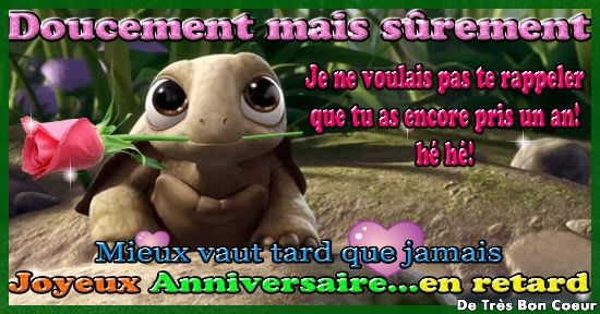 Joyeux Anniversaire En Retard Joyeux Anniversaire En Retard