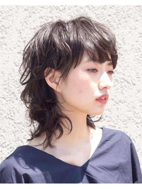 pic Wolf Cut Mullet Female Korean pinterest