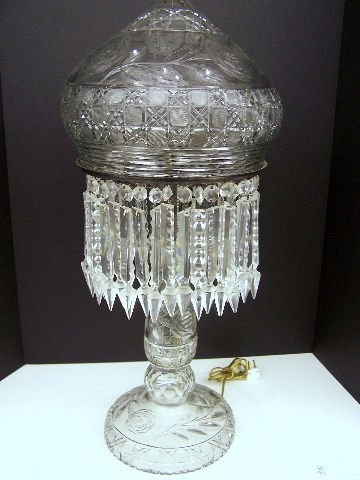 14 Lamps With Hanging Prisms Ideas Antique Lamp 14 Lamps With Hanging Prisms Ideas, Vintage Glass Lamps With Hanging Crystals