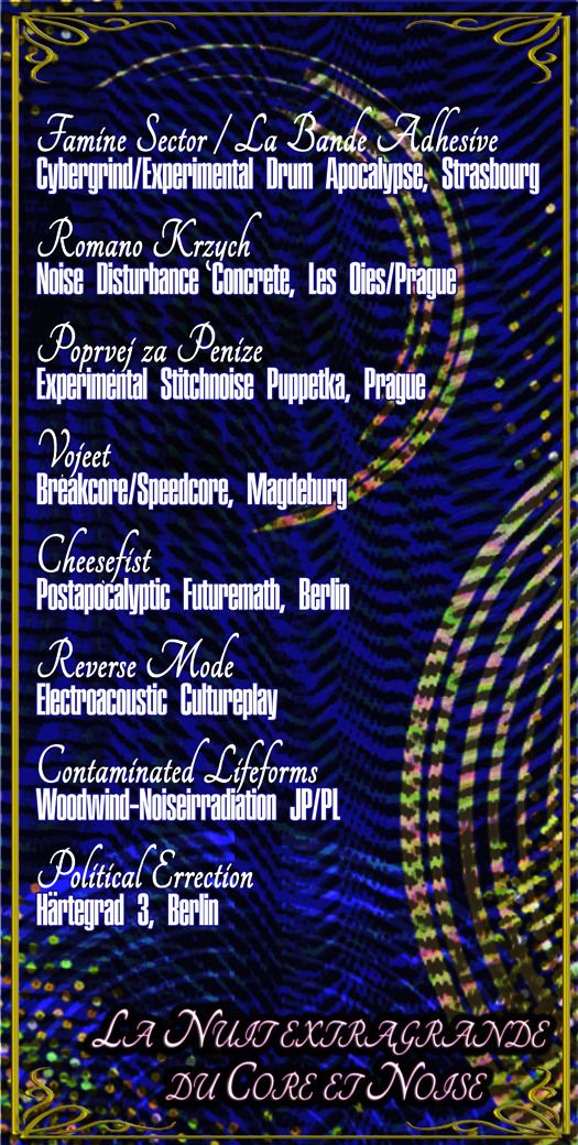 la nuit extragrande du core et noise flyer berlin 2nd march 2018 la nuit nyc flyer