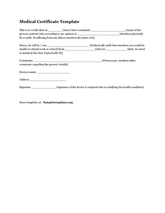 Download Medical Certificate Template1 Projects to Try - medical certificate for school Download Medical Certificate Template1 Projects to Try - medical certificate for school