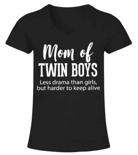 Donna Carino gemelli mamma di Twin Baby Boy Girl Maglietta Donna Carino gemelli mamma di Twin Baby Boy Girl Maglietta