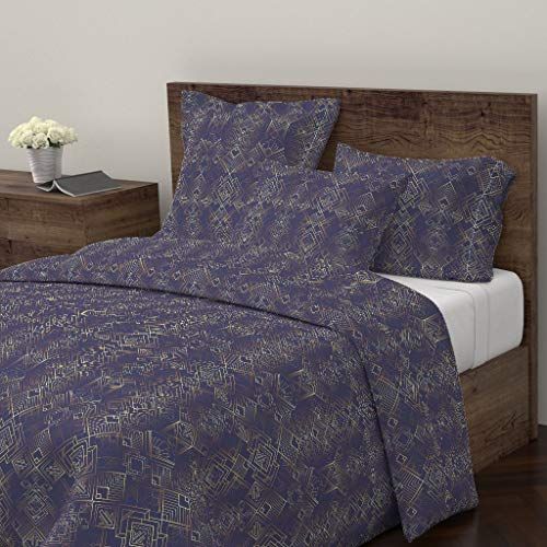 Roostery Art Deco Large Scale Duvet Roostery Sharon Turner Duvet Cover