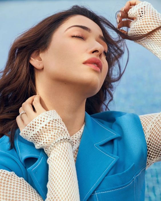 Tamanna Bhatia in Blue Dress