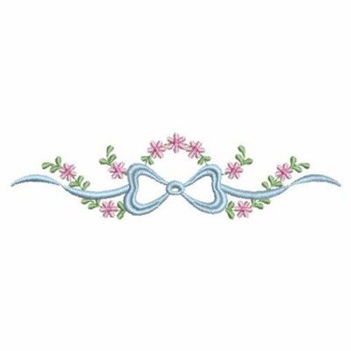 Evy Heirloom Floral Flower with Ribbon Bow Monogram Frame Border Vintage Style Machine Embroidery Design Evy Heirloom Floral Flower with Ribbon Bow Monogram Frame Border Vintage Style Machine Embroidery Design